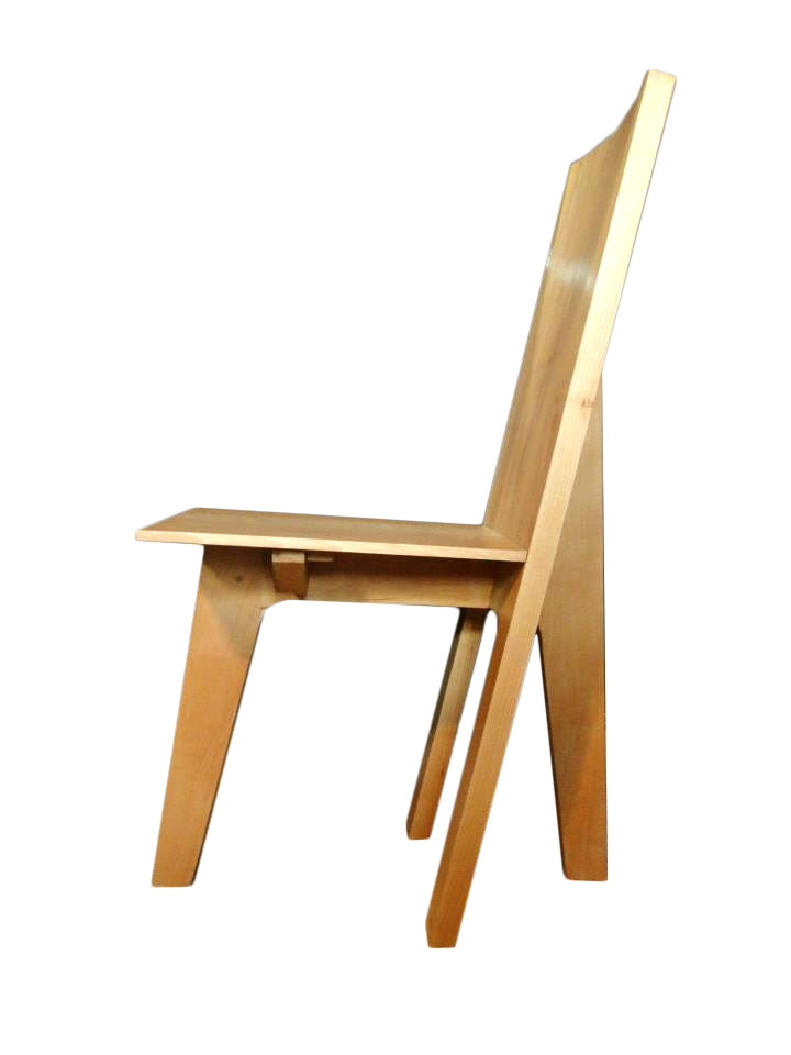 chaise moderne en hêtre
